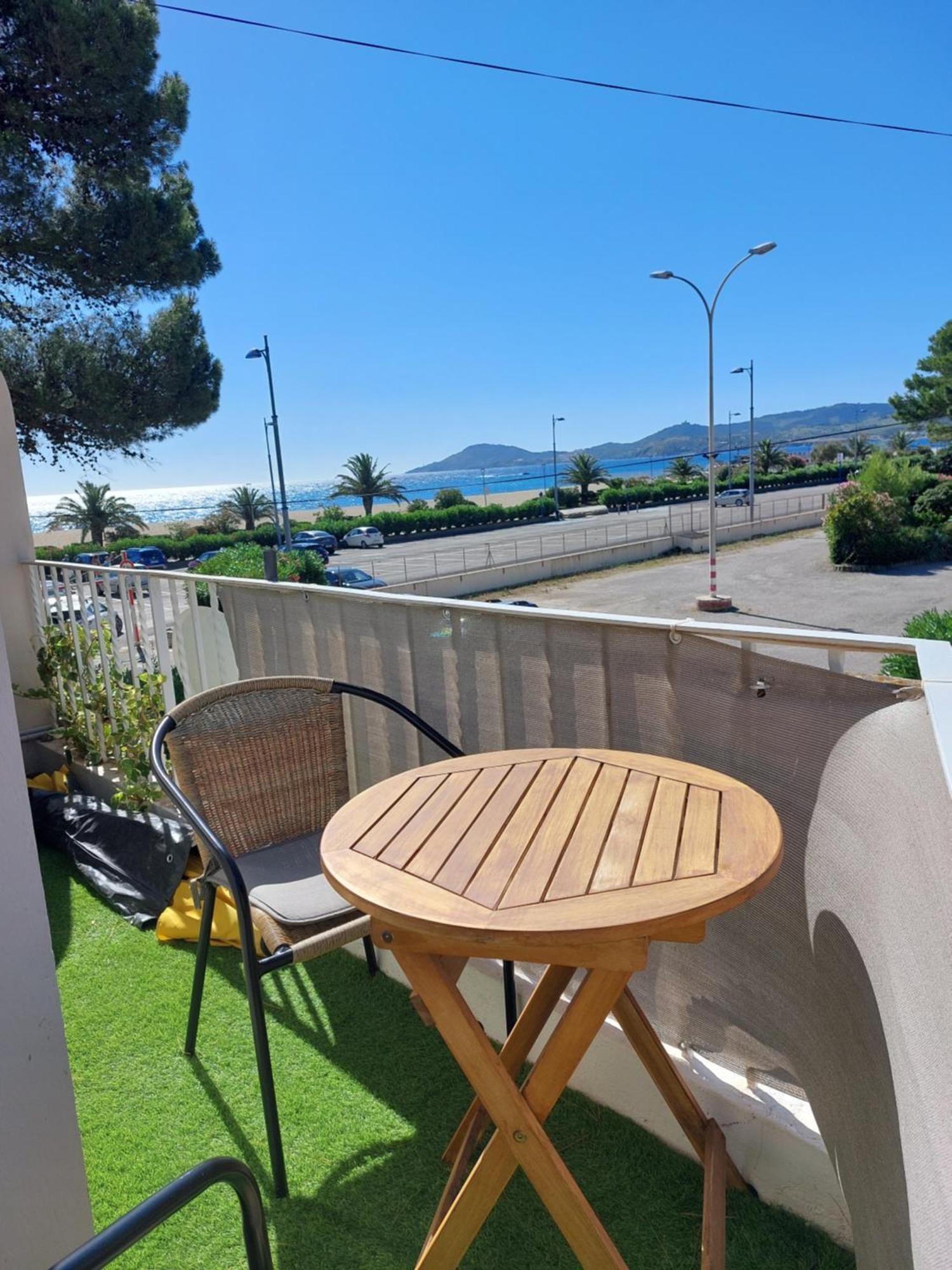Sur La Plage, Super Studio Avec Vue Sur La Mer Plage d'Argeles Exterior photo